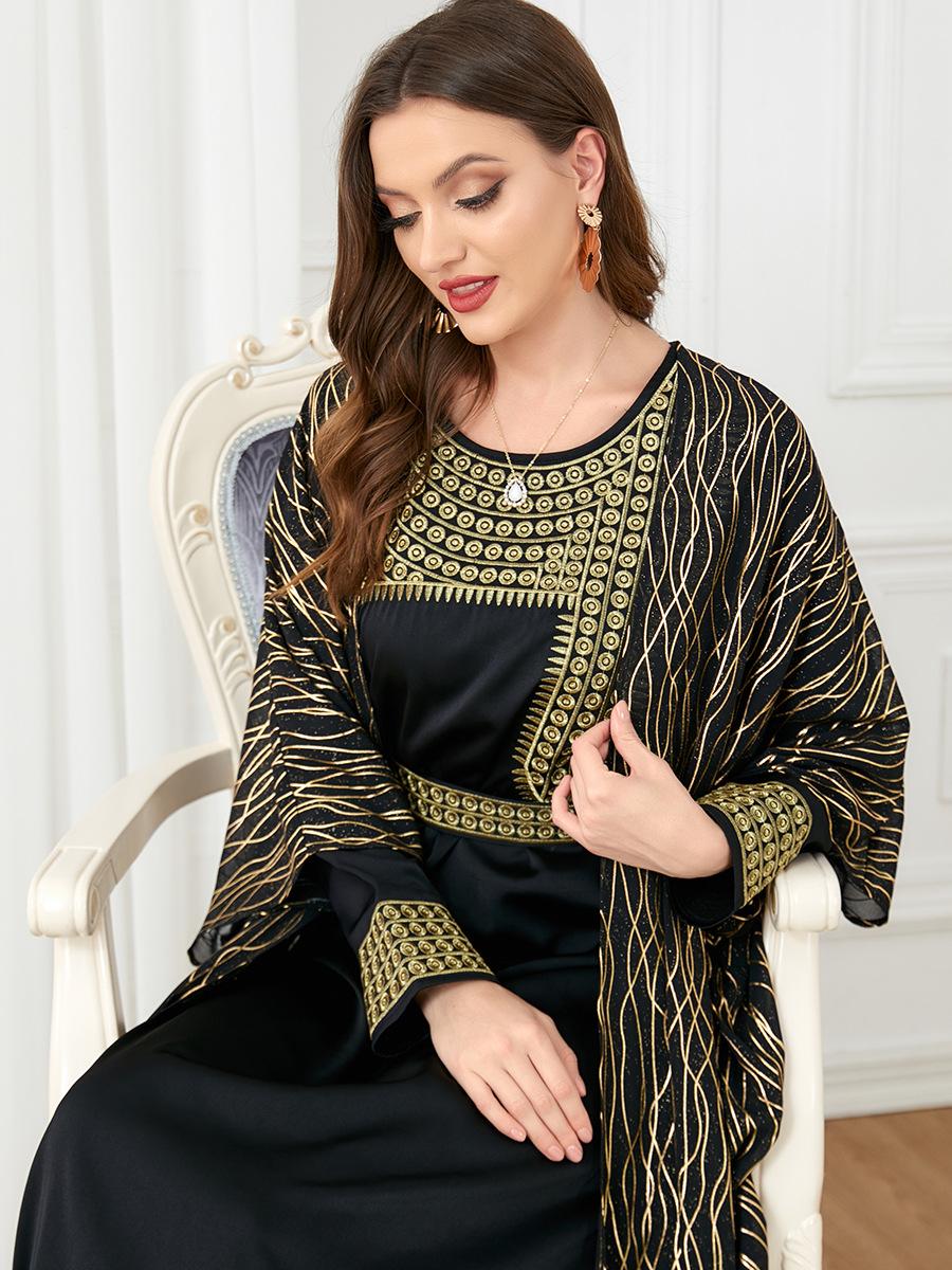 HASASERIES HS1059 2pcs Inner Dress with Cardigan