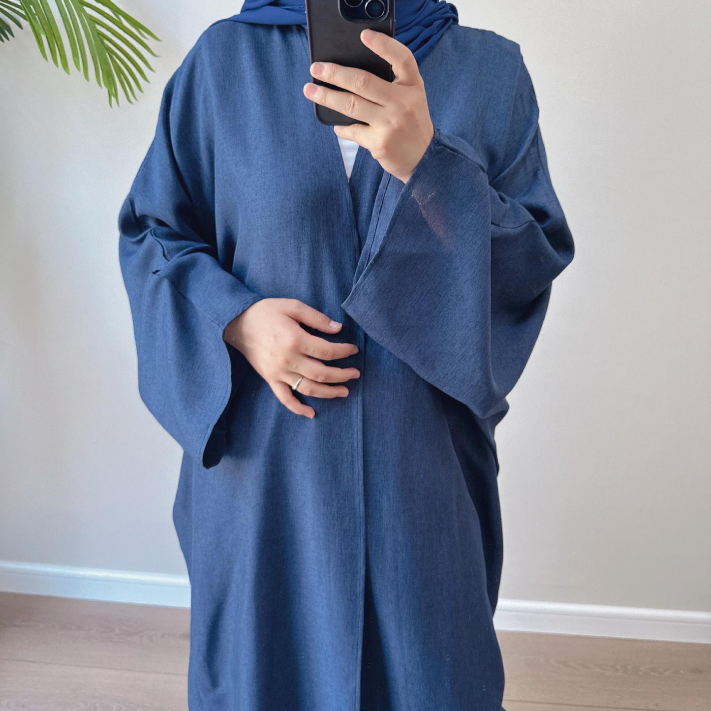 HASASERIES HS0714 Cardigan décontracté de couleur unie grande taille