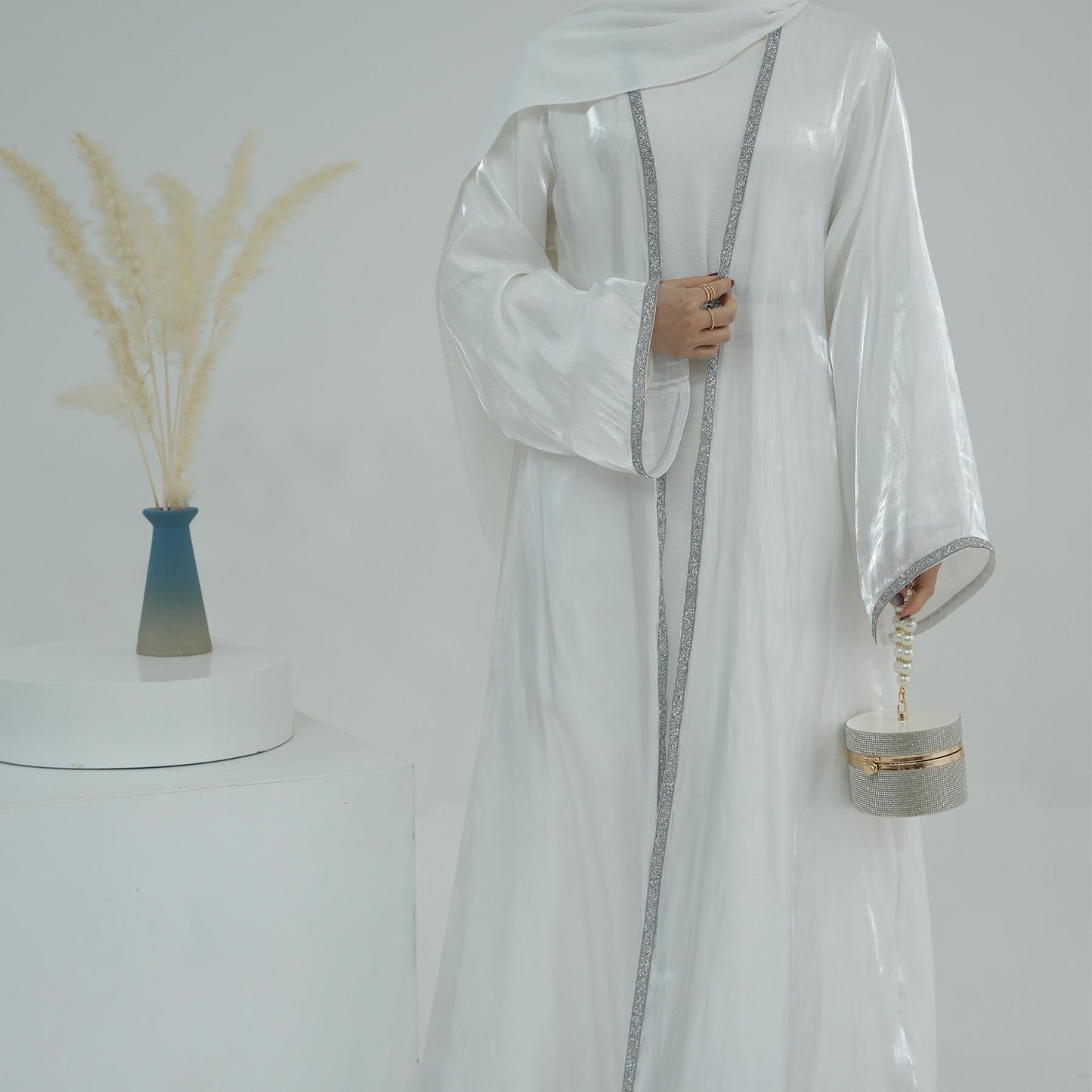 HASASERIES HS1184 Ensemble 2 pièces cardigan + robe intérieure