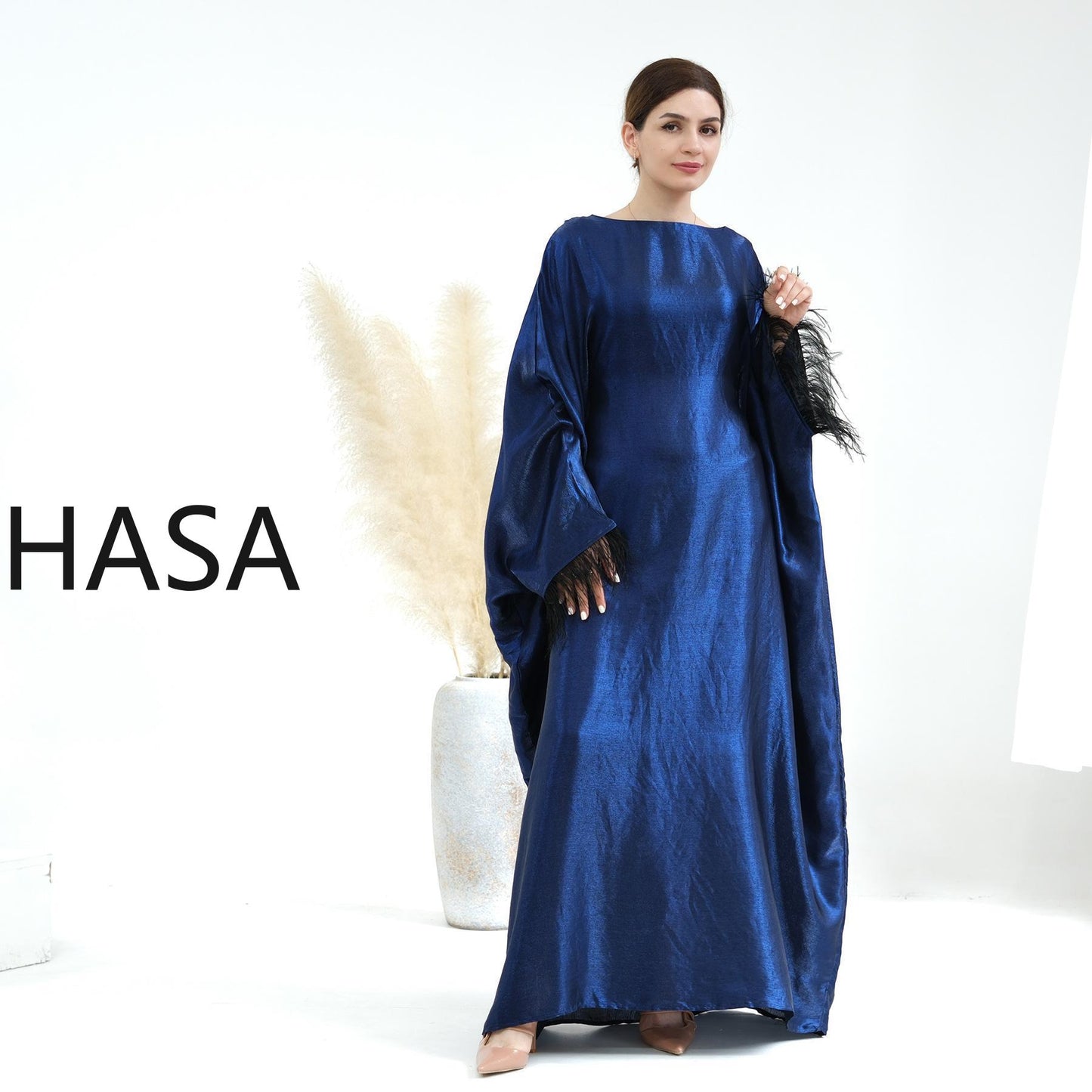 Série Kaftan fluide HASA HS0706 Metallic Elegance
