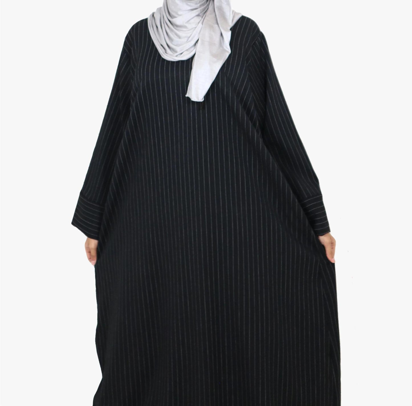 HASASERIES HS0707 Striped maxi dress