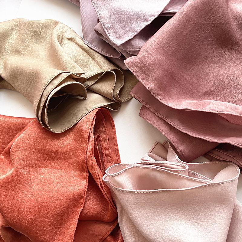 HASASERIES HS1069 Solid Color Scarf Baotou Scarf