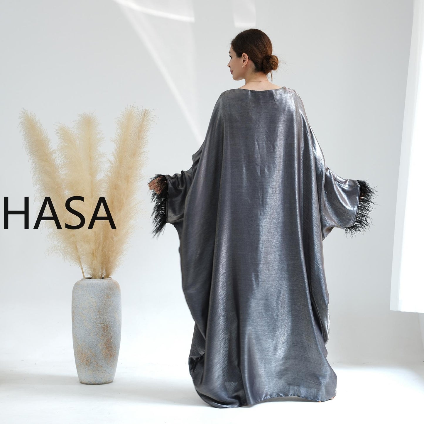 Série Kaftan fluide HASA HS0706 Metallic Elegance