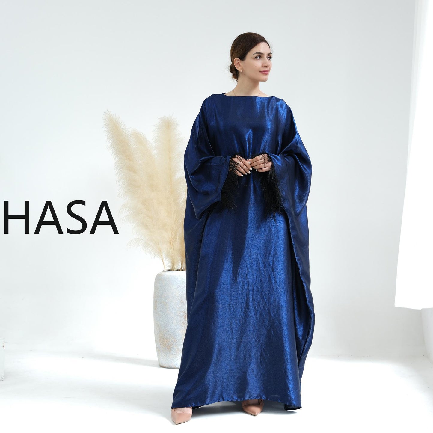 Série Kaftan fluide HASA HS0706 Metallic Elegance
