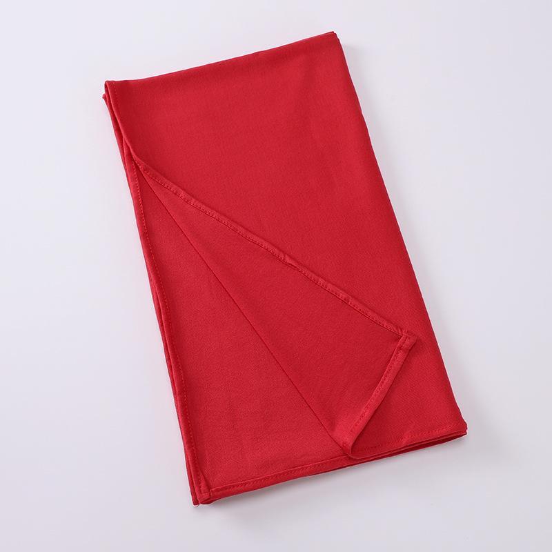 HASASERIES HS1051 Fashion Warm Solid Color Scarf