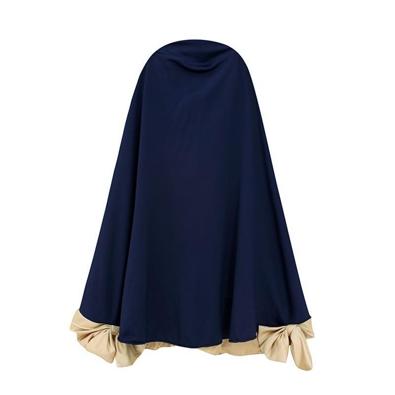 HASASERIES HS1203 Ensemble 2 pièces, Abaya pour enfant avec une couche de Khimar.