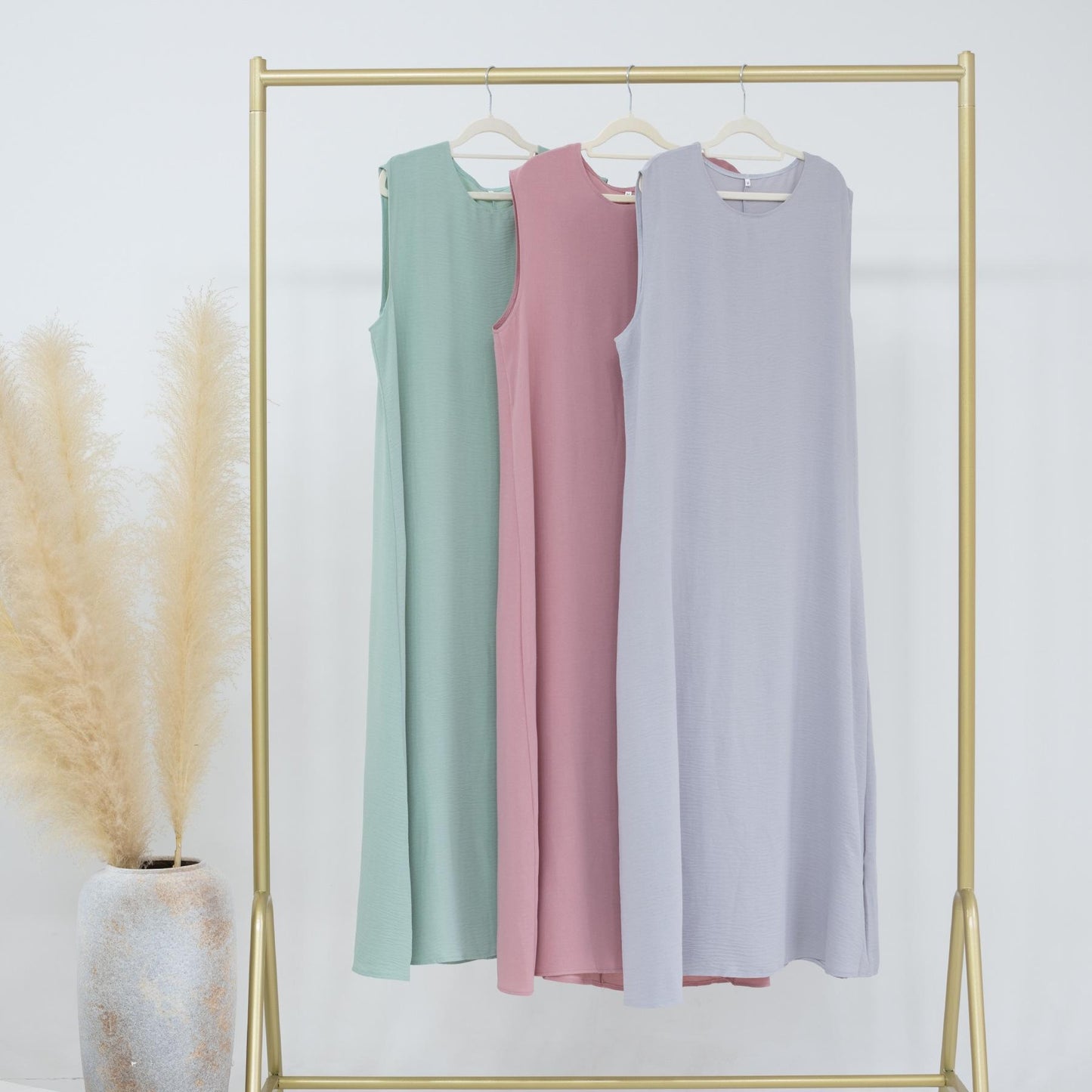 Robe débardeur couleur unie HASASERIES HS1019