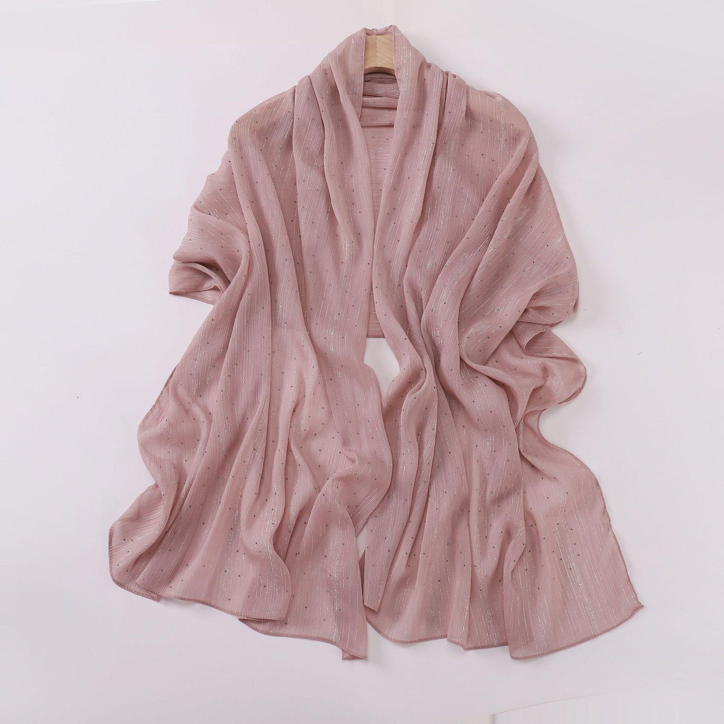 HASASERIES HS1114 All Over The Sky Hot Drilling Long Scarf Hijab