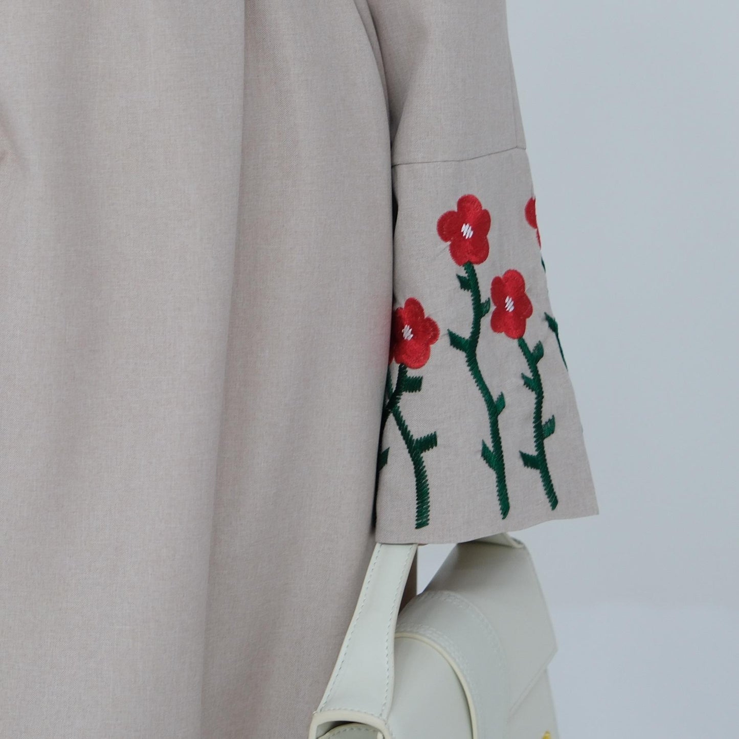 HASASERIES HS1090 Flower Embroidery Elegant Dress