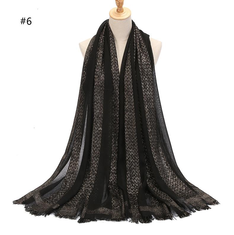 HASASERIES HS1142 Soft Solid Color Ladies Headscarf