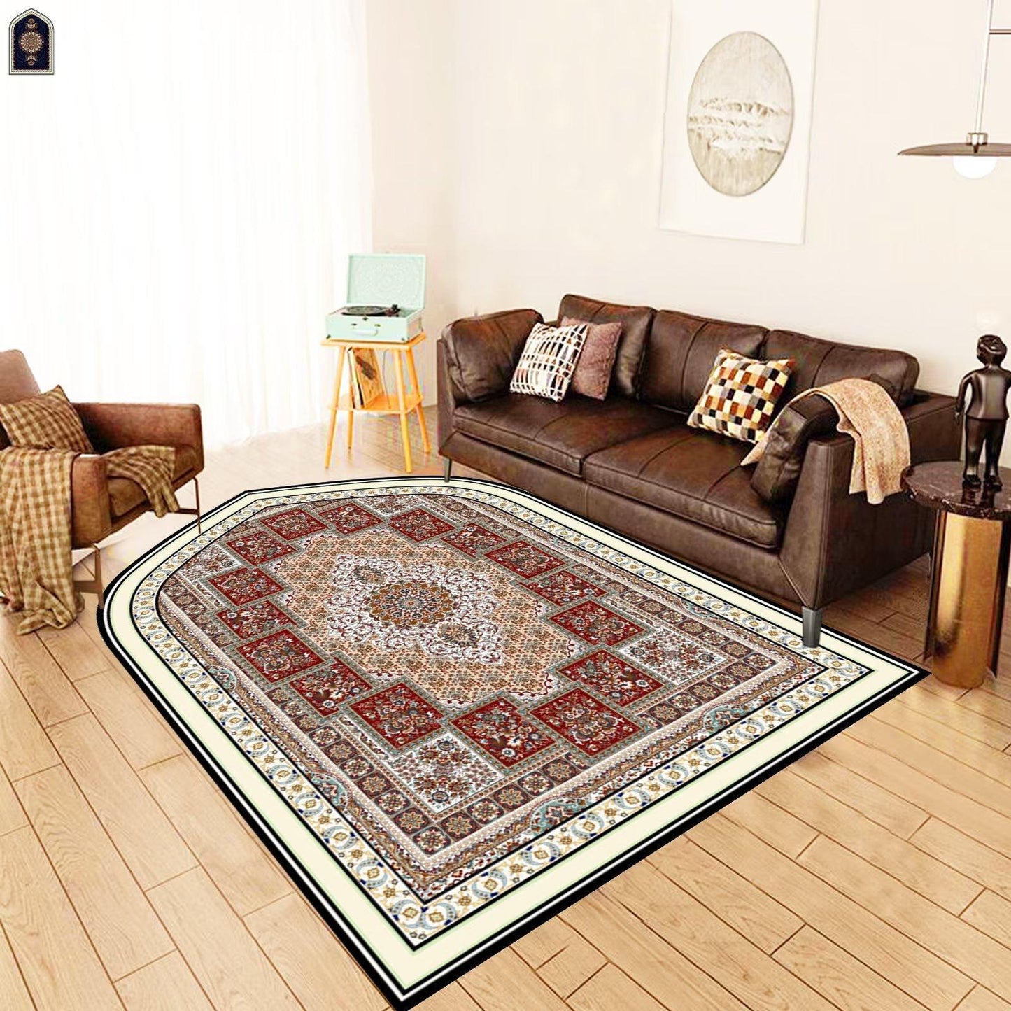 HASASERIES HS1158 Tapis de culte Tapis d'agenouillement Tapis de culte Tapis de prière