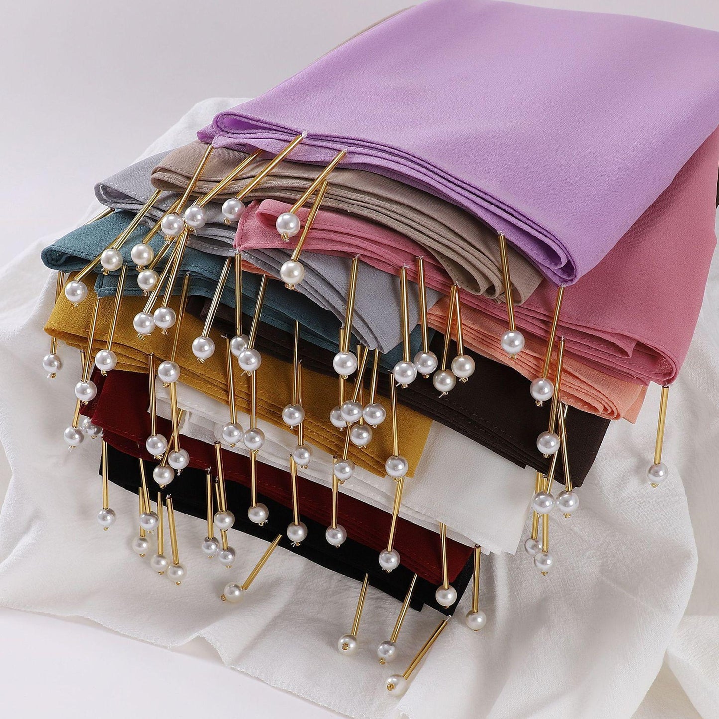 HASASERIES HS1113 Chiffon Headscarf Muslim Hijab