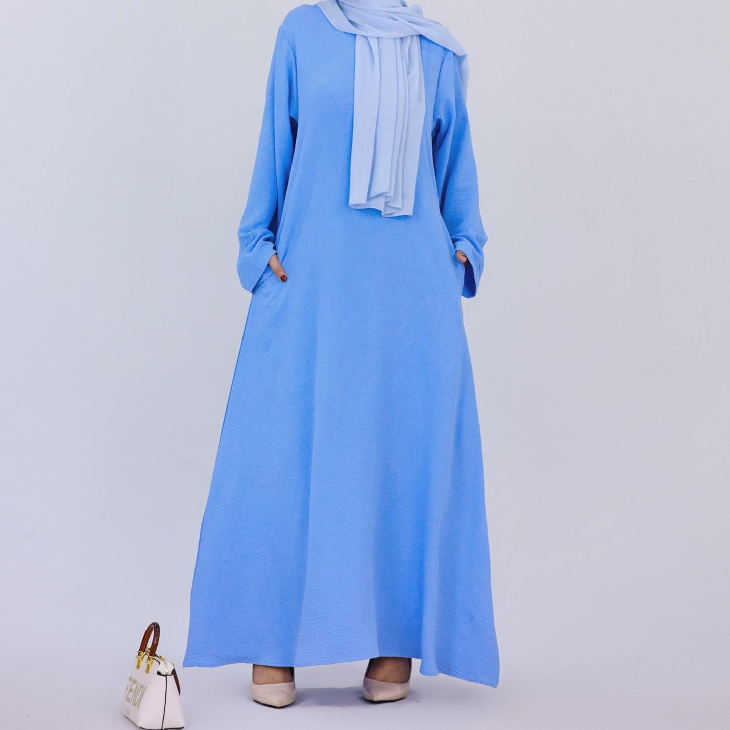 HASASERIES HS0936 Multi Color Large Women's Dress