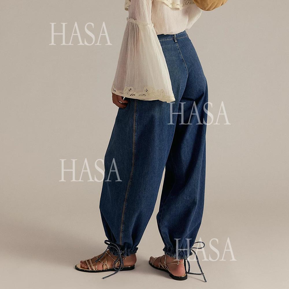 HASA HS6795 Statement Balloon Jeans with Vintage Vibes