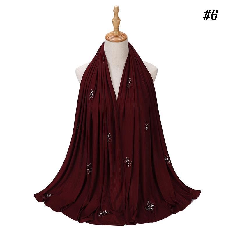 HASASERIES HS1133 Nouveau foulard rayé pour perçage à chaud