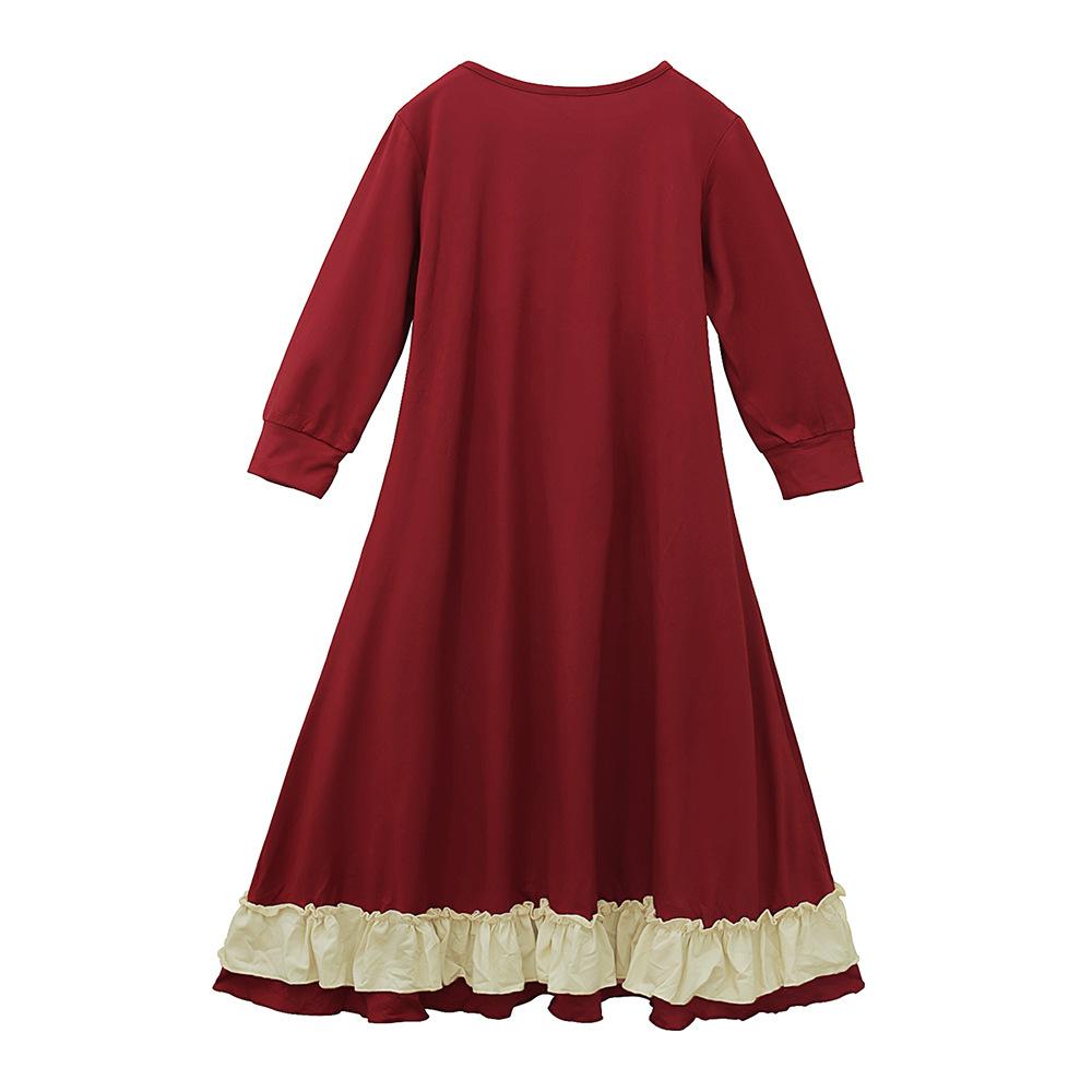 HASASERIES HS1199 Ensemble 2 pièces, Abaya pour enfant avec une couche de Khimar.