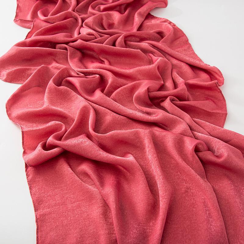HASASERIES HS1069 Solid Color Scarf Baotou Scarf