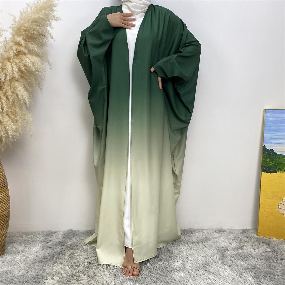 HASASERIES HS0928 Loose Gradient Cardigan Abaya