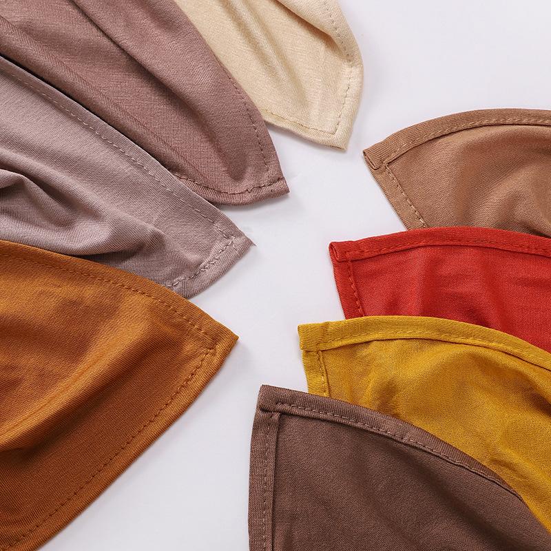 HASASERIES HS1051 Fashion Warm Solid Color Scarf