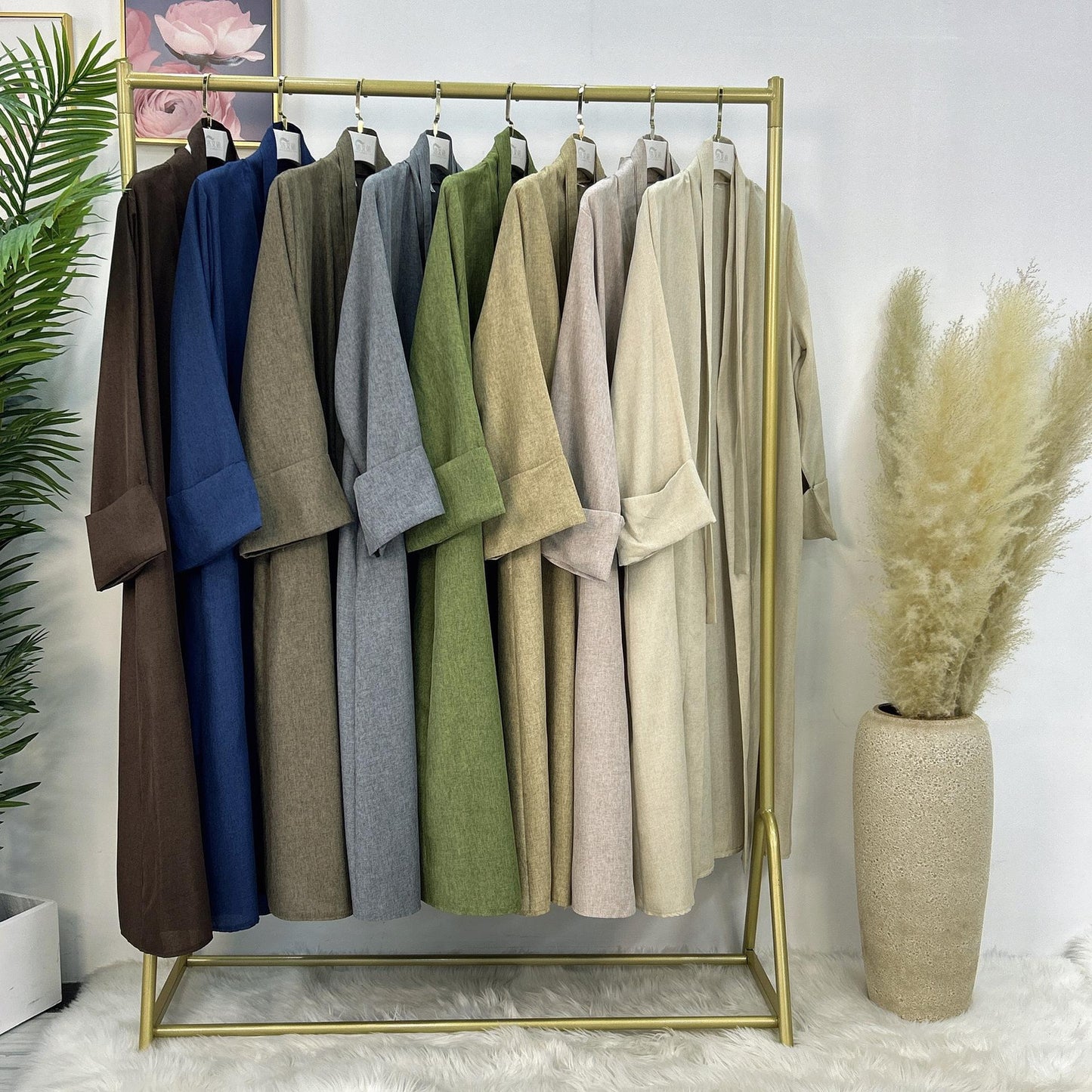HASASERIES HS0710 2pcs Set Cardigan+Inner Dress