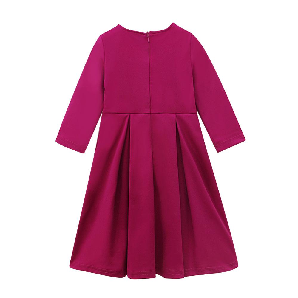 HASASERIES HS1198 Ensemble 2 pièces, Abaya pour enfant avec une couche de Khimar.