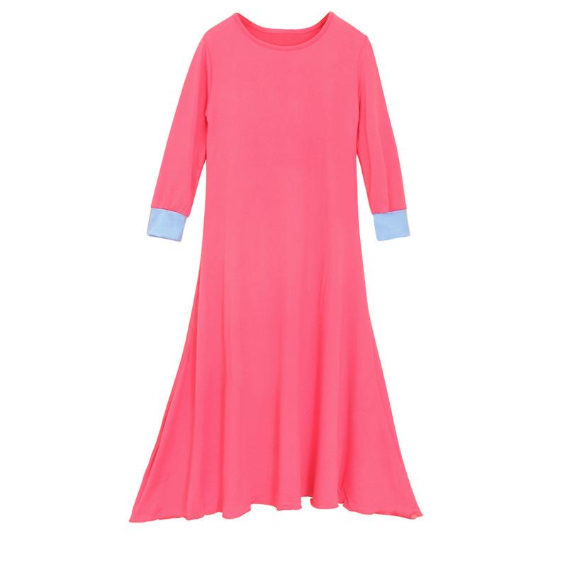 HASASERIES HS1208 Ensemble 2 pièces, Abaya pour enfant avec Khimar une couche.
