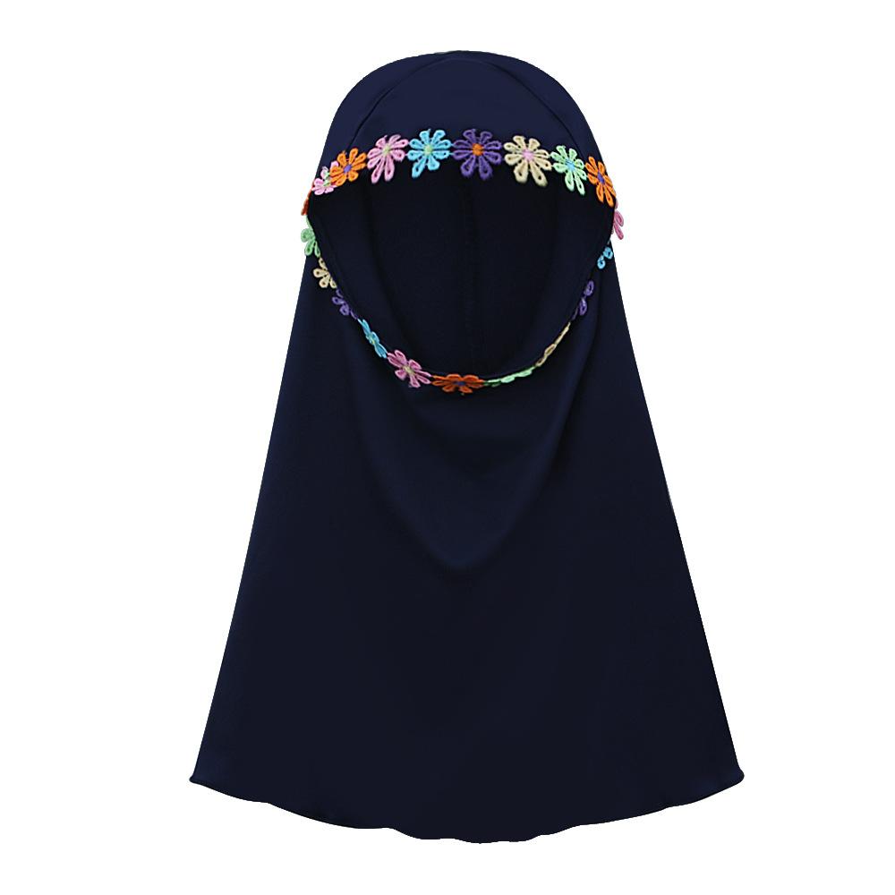 HASASERIES HS1198 Ensemble 2 pièces, Abaya pour enfant avec une couche de Khimar.