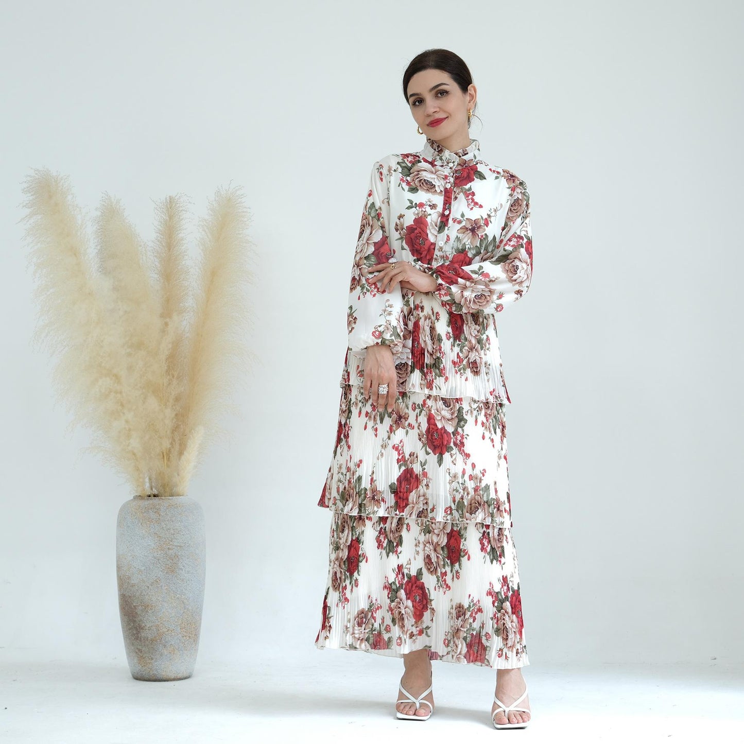 Robe imprimée Pure Beauty HS1009 de HASASERIES