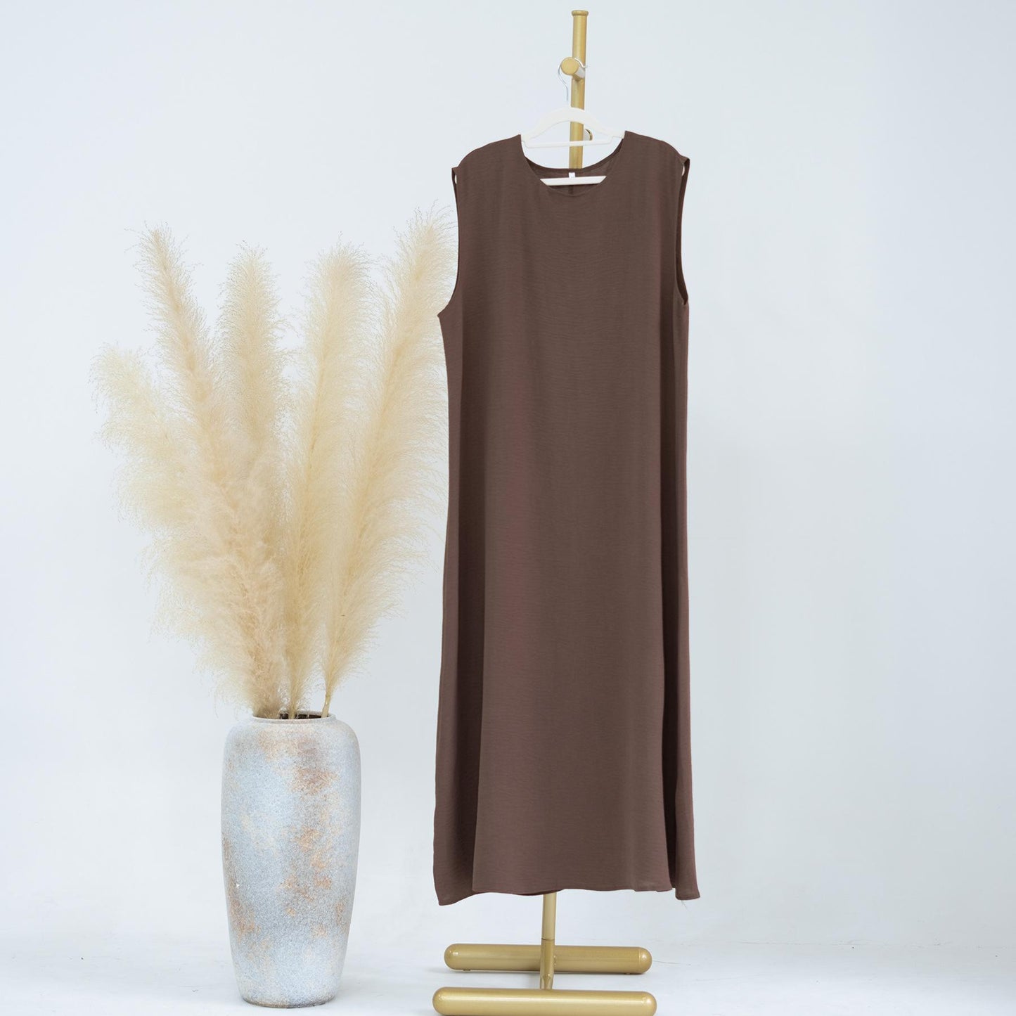 Robe débardeur couleur unie HASASERIES HS1019