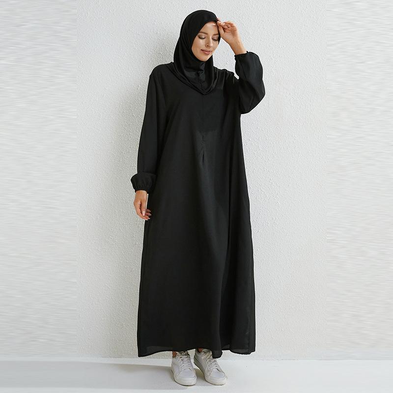 Robe longue d'été avec zip et poche