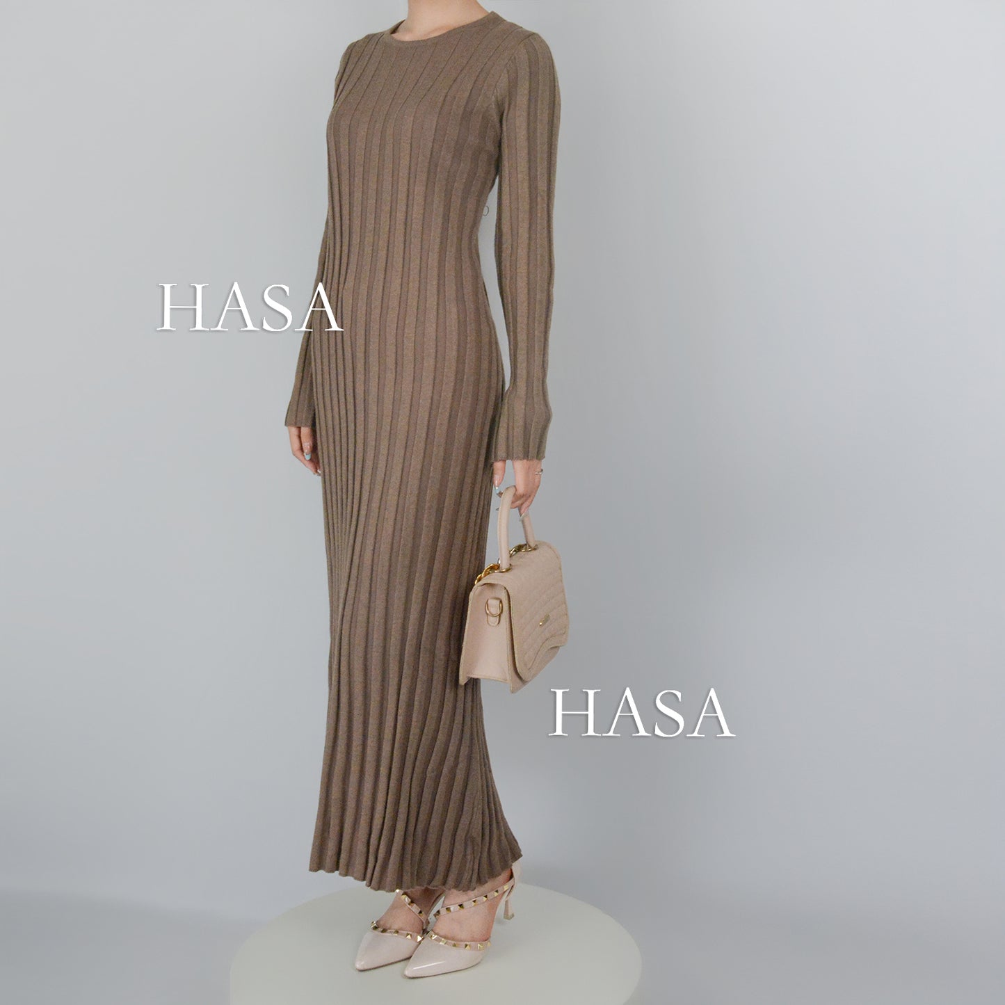 HS0112 Knitted fabric knitted dress autumn and winter