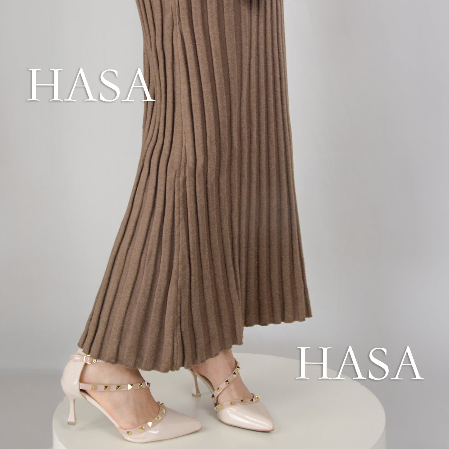 HS0112 Knitted long dress warm for autumn and winter