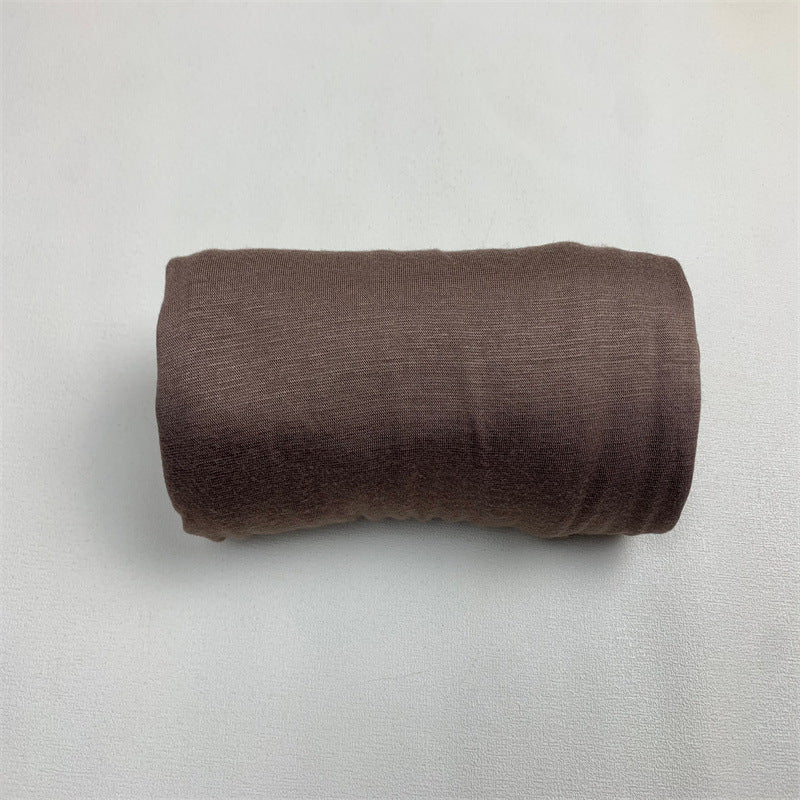 HASASERIES HS1052 Solid Color Ladies Scarf Hat