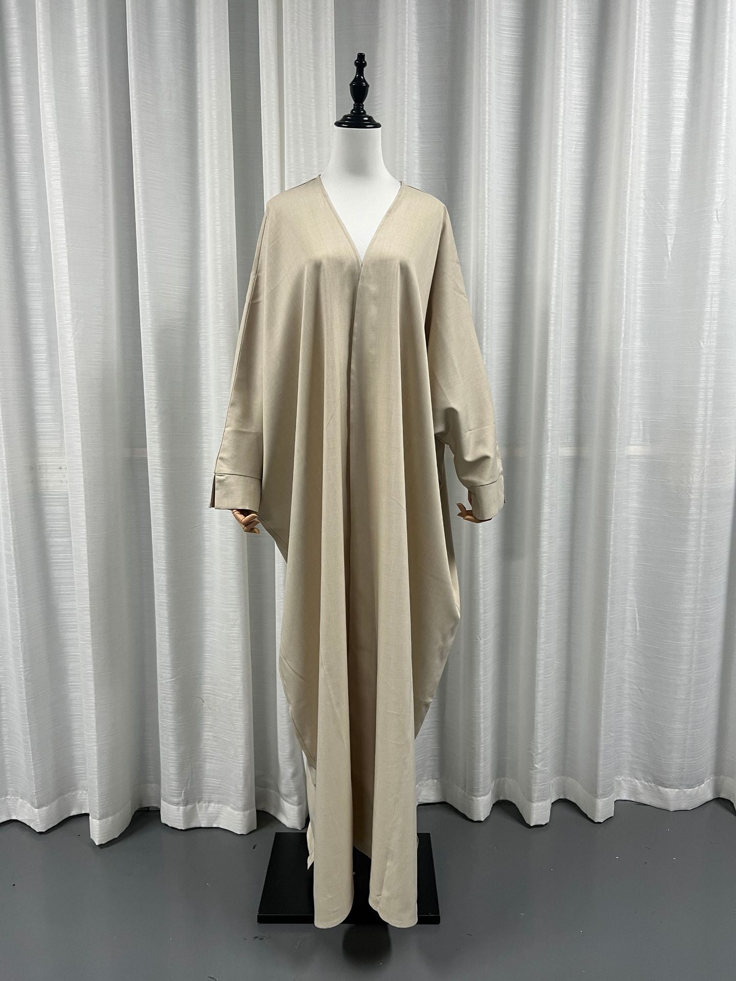 HASASERIES HS1023 Cardigan Abaya Robe