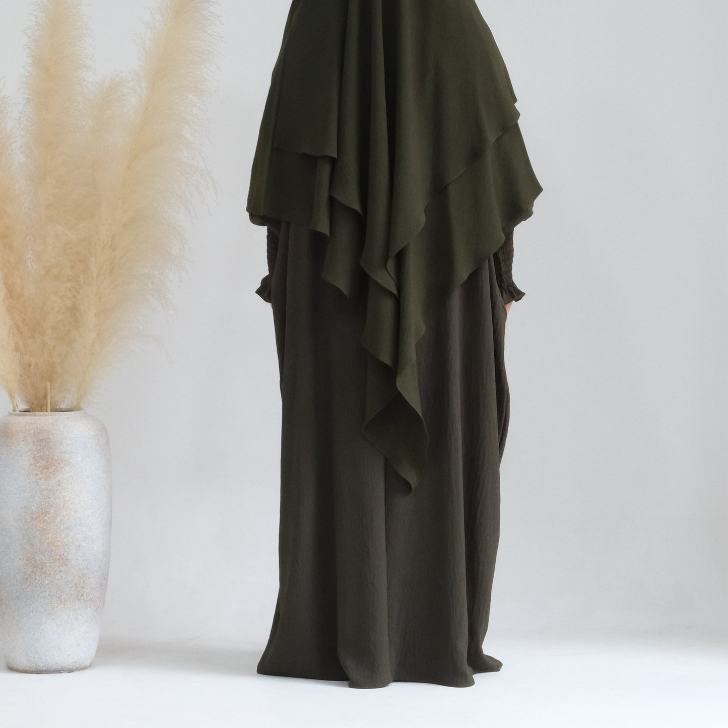 HASASERIES HS1004 Ensemble 2 pièces Abaya + Hijab