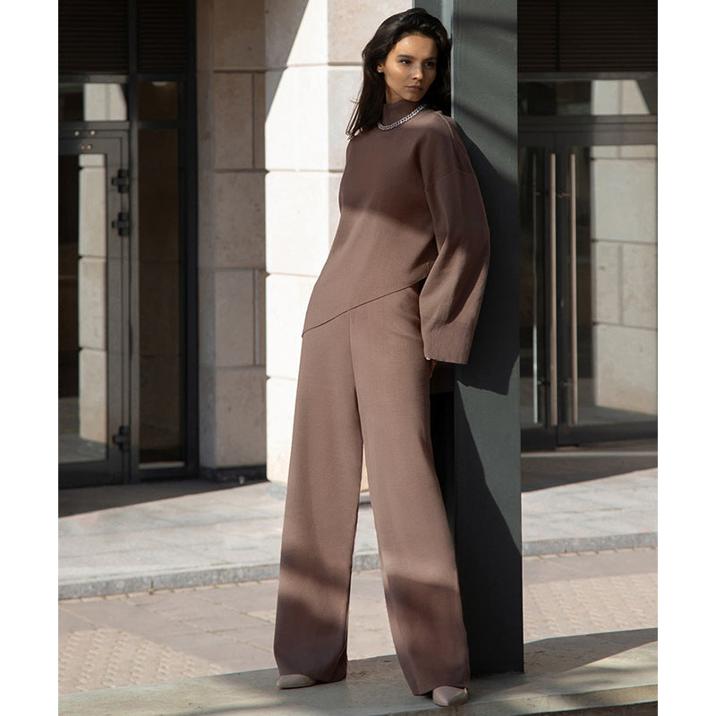 طقم سويت شيرت بياقة نصف عالية HS0502