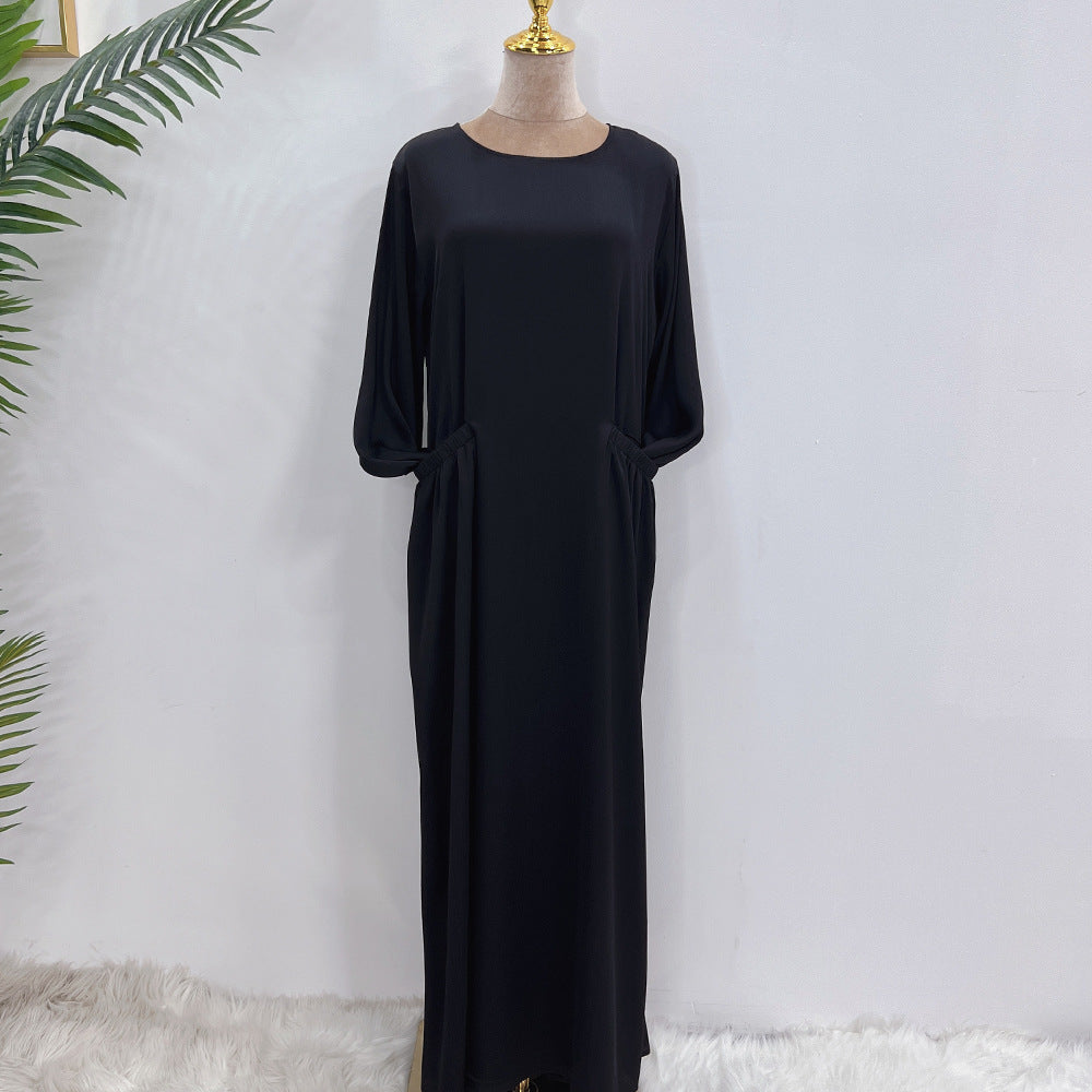 HASASERIES HS0709 Solid Large Robe Dress