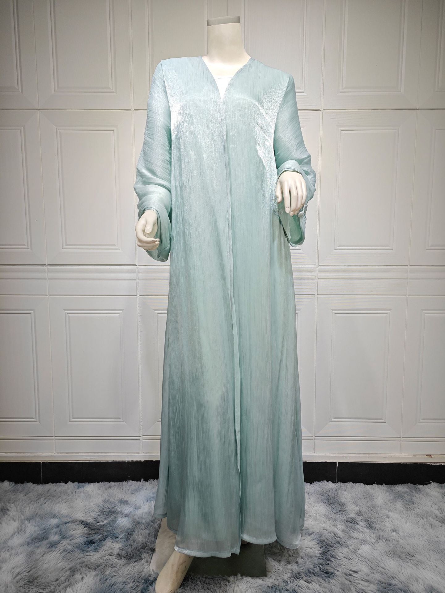 HASA's Series HS1234 Flowing Grace Islamic Kaftan Gown