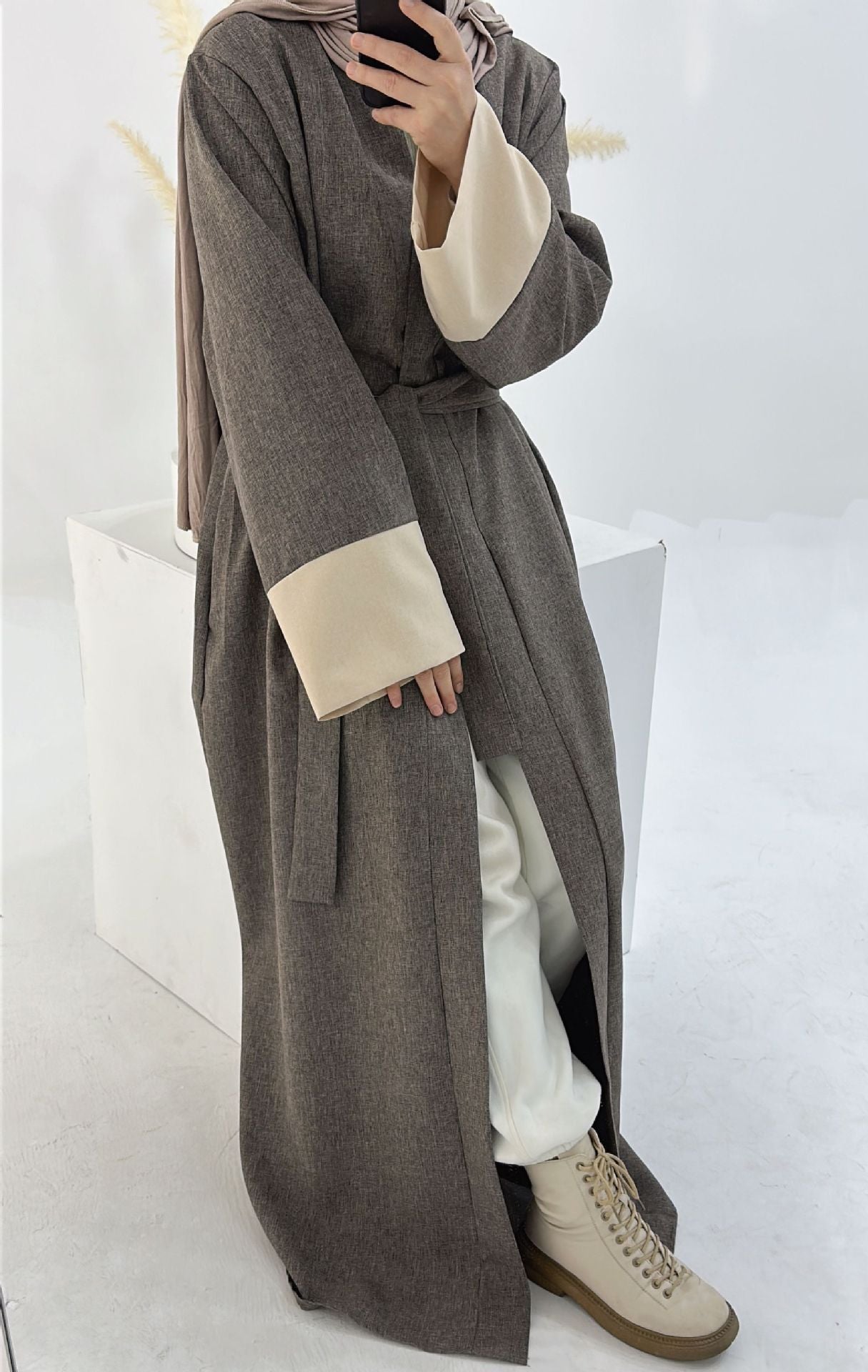 HASASERIES HS1041 Elegant Cardigan Robe