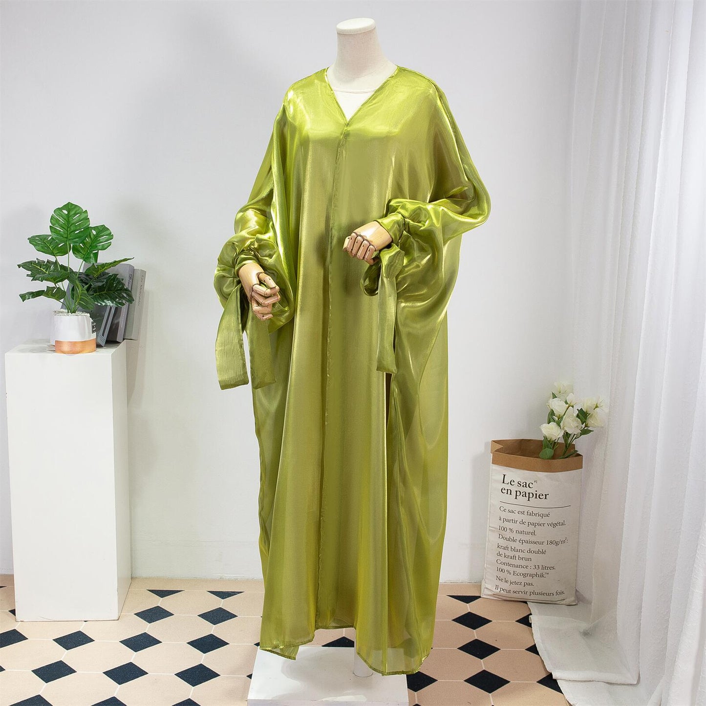 Robe ample à manches longues grande taille HASASERIES HS1039