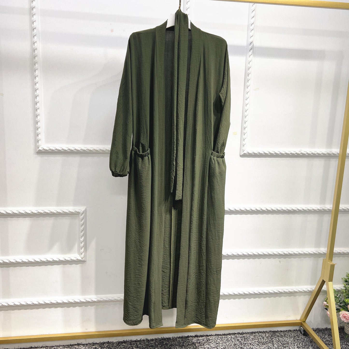 HASASERIES HS1014 Elegant Coat Long Skirt