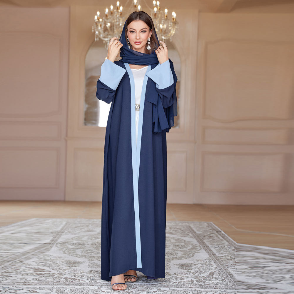طقم كارديجان مع حجاب من هاساسيريز HS1036 مكون من قطعتين