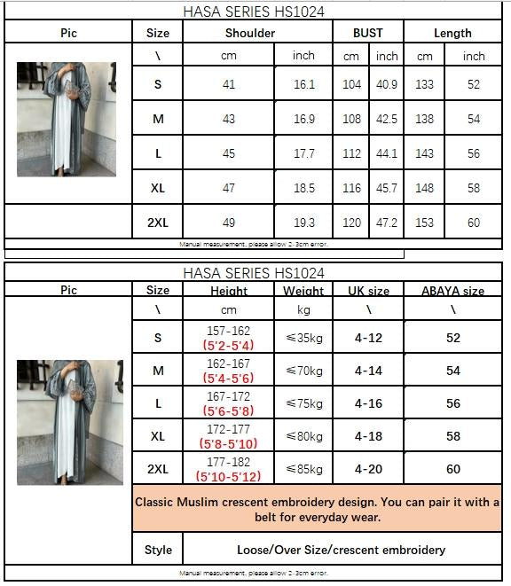 HASASERIES HS1024 1pcs Cardigan en satin Robe perlée faite à la main
