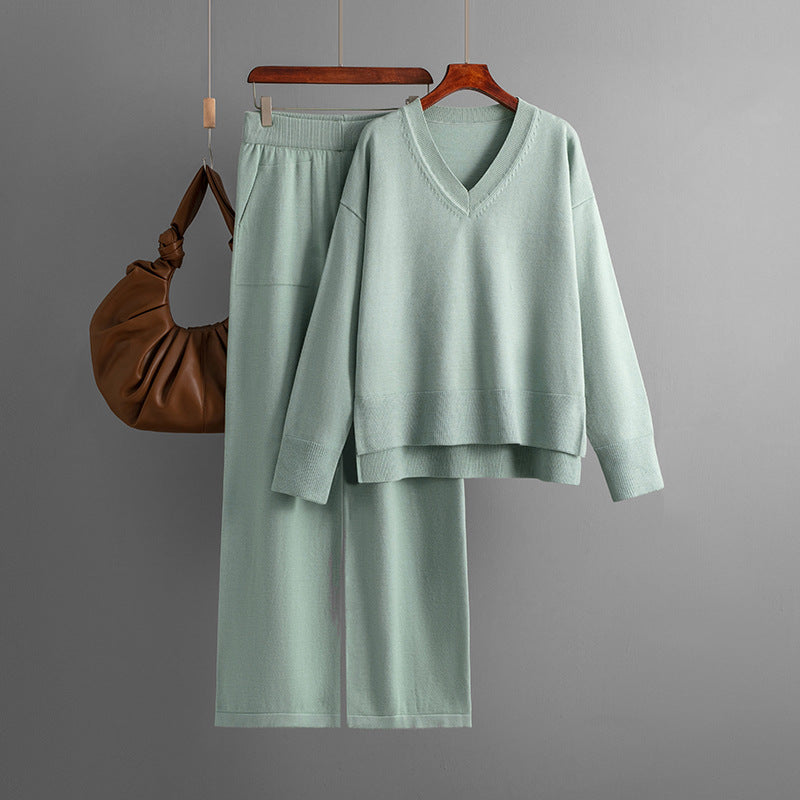 HS0497 autumn and winter Fashion suit women's 2 PCS SET loose-fitting