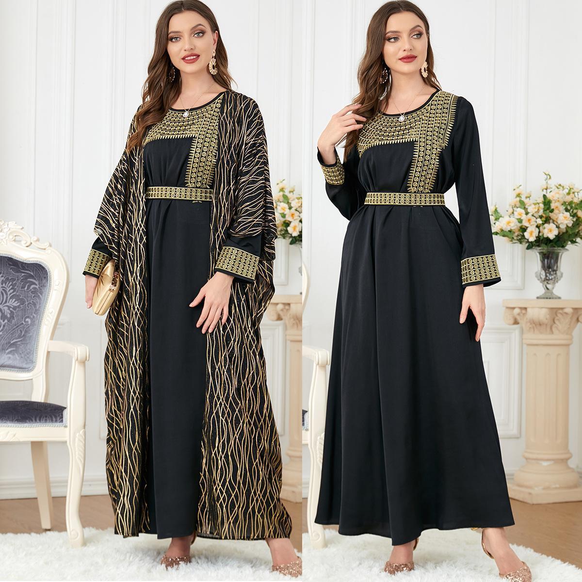 HASASERIES HS1059 2pcs Inner Dress with Cardigan