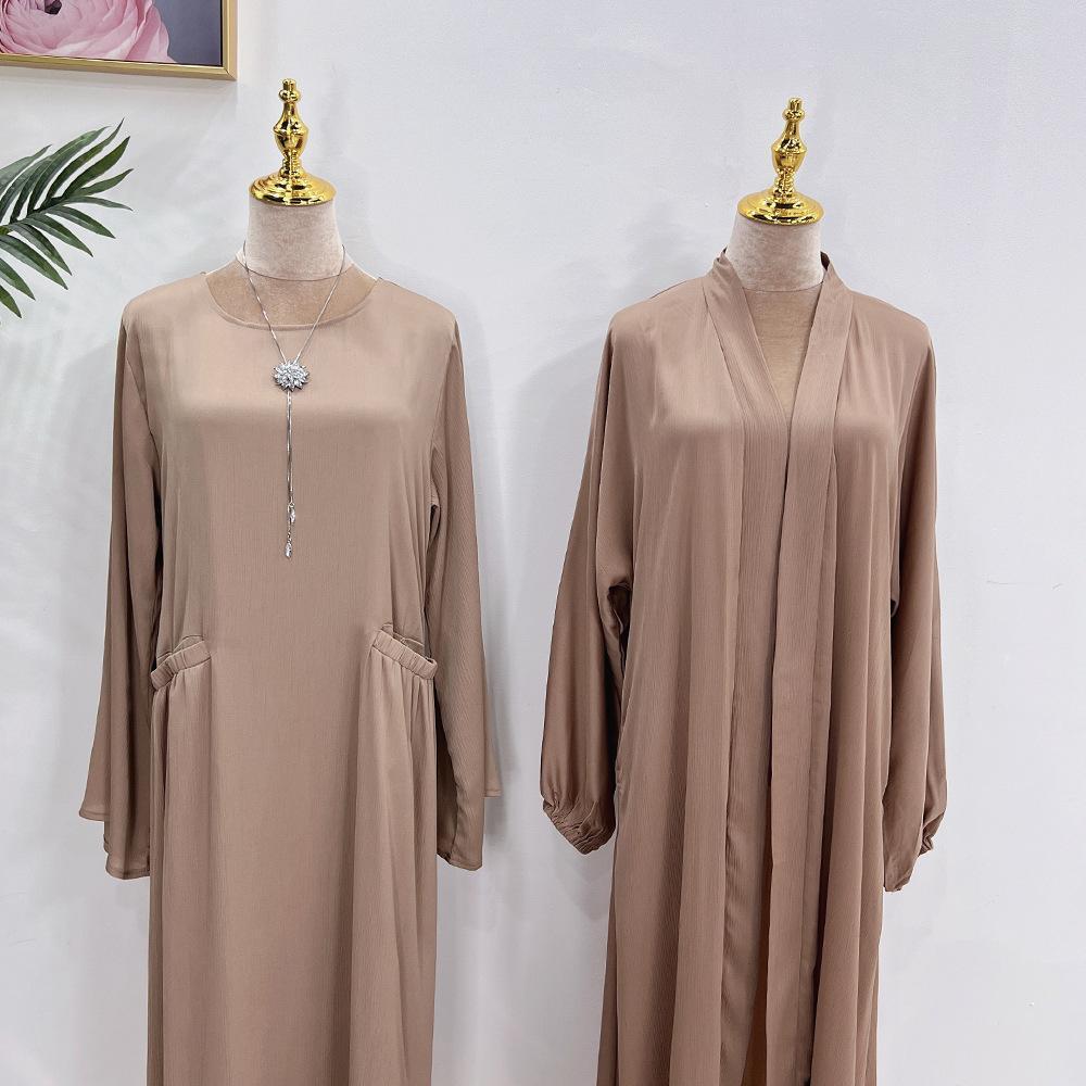 HASASERIES HS0709 Solid Large Robe Dress