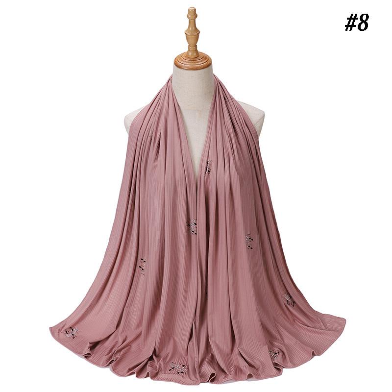 HASASERIES HS1133 Nouveau foulard rayé pour perçage à chaud