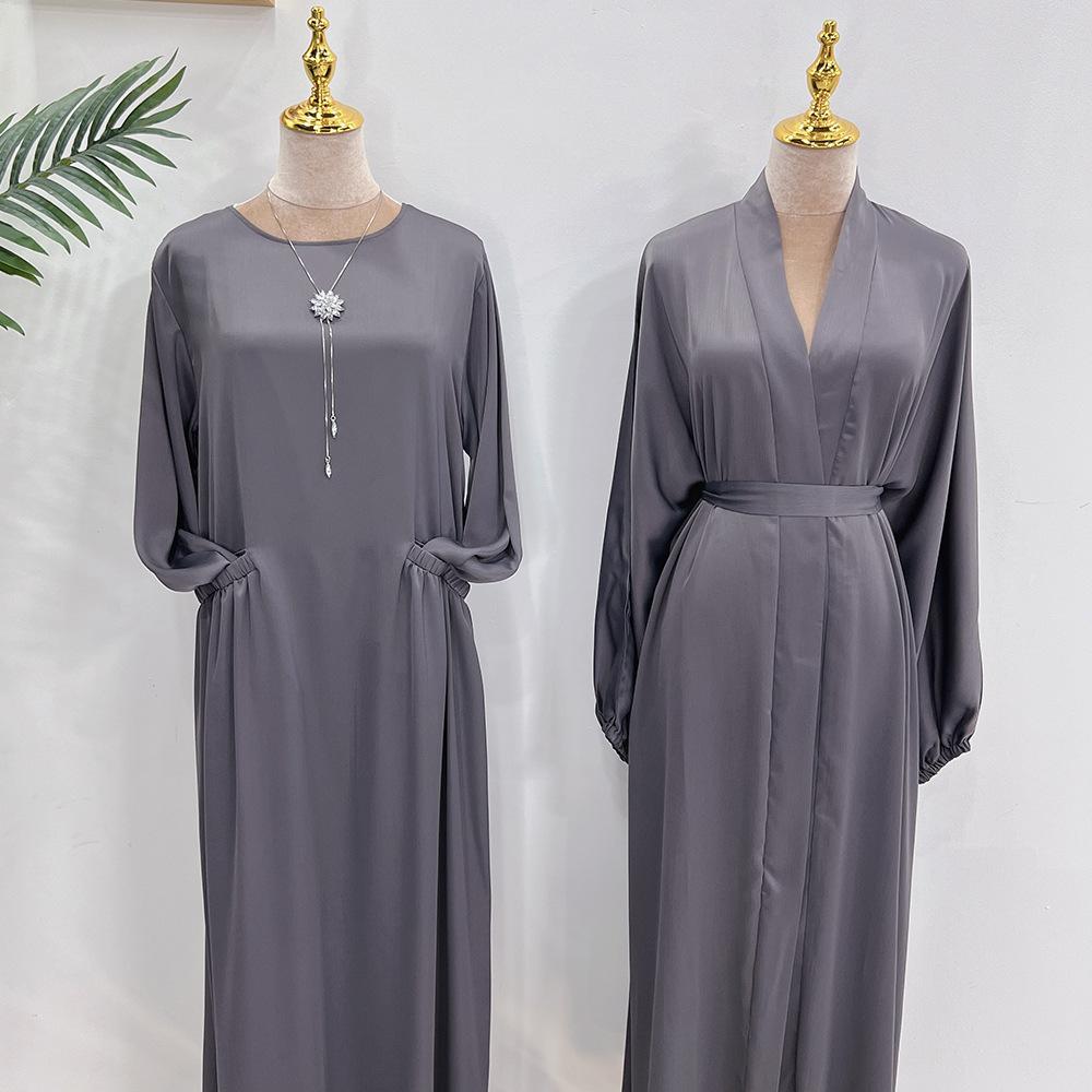 HASASERIES HS0709 Solid Large Robe Dress