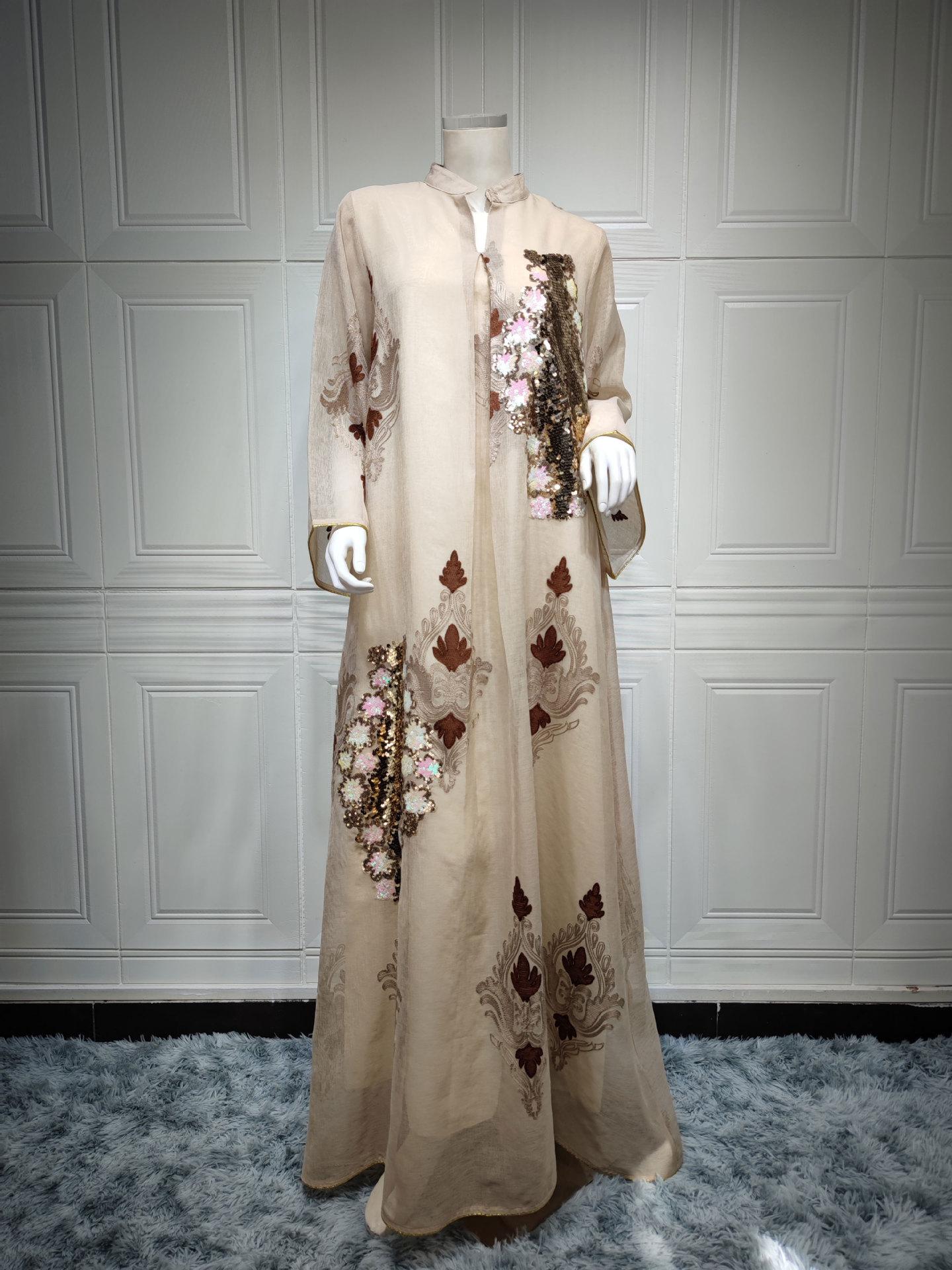 HASASERIES HS0443 Muslim Embroidered Dress