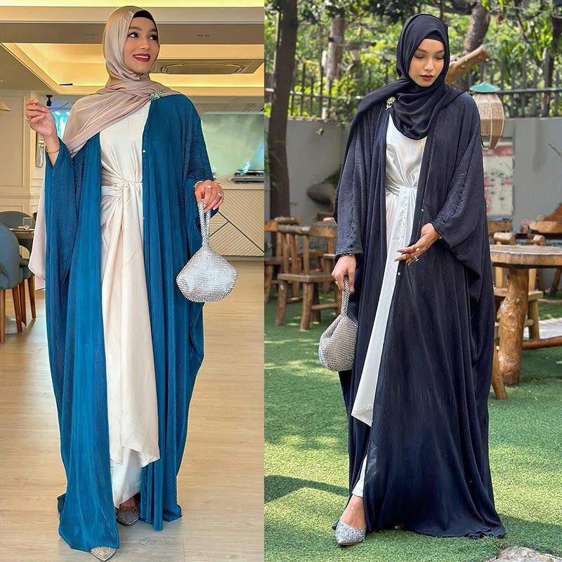 HASASERIES HS1033 Robe Abaya Vêtements d'extérieur